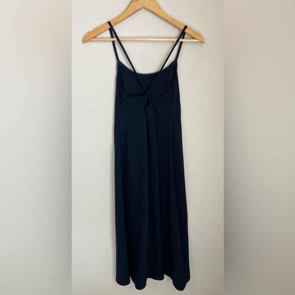 Everlane The Japanese GoWeave Cross-Back Slip Dress Sleeveless Black 00 - Picture 7 of 13